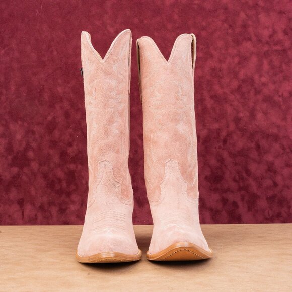 Idyllwind Women Charmed Rose Suede Western Cowboy Knee Boots sz 10 - Picture 4 of 9